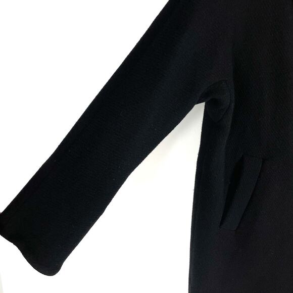 Veronica Beard Fiona Wool Coat Black Notch Collar Dickey Compatible Sz L - Picture 4 of 12